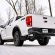 Load image into Gallery viewer, MBRP 19-20 Ford Ranger 2.3L T304 3in Dual Split Rear Outlet 4in OD Tips Cat Back Exhaust - Installation View