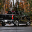 Load image into Gallery viewer, MBRP 19-21 Chevrolet Silverado 1500 5.3L 3in Cat Back w/ 2.5in OD Carbon Fiber Tips - T304 - Installation View