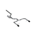 Load image into Gallery viewer, MBRP 19-21 VW Jetta GLI T304 SS 3in Cat-Back Dual Split Rear Exit Exhaust - Carbon Fiber Tips - Main Product View