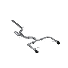 Load image into Gallery viewer, MBRP 19-21 VW Jetta GLI T304 SS 3in Cat-Back Dual Split Rear Exit Exhaust - Carbon Fiber Tips - Main Product View