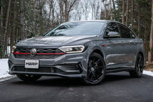 Load image into Gallery viewer, MBRP 19-21 VW Jetta GLI T304 SS 3in Cat-Back Dual Split Rear Exit Exhaust - Carbon Fiber Tips - Side View