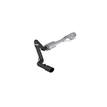 Load image into Gallery viewer, MBRP 19-24 GM 1500 Silverado/Sierra 2.7L Blk-Coated Alum. Steel 3in Cat-Back Single Side 4in Blk Tip - Main Product View