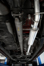 Load image into Gallery viewer, MBRP 19-24 GM 1500 Silverado/Sierra 2.7L Blk-Coated Alum. Steel 3in Cat-Back Single Side 4in Blk Tip - Back View