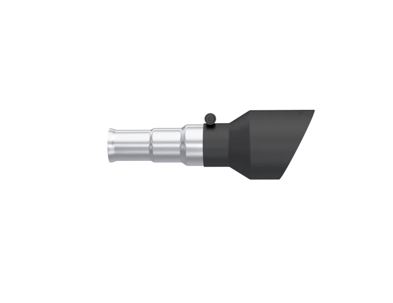 MBRP 19-24 Ram 1500 5.7L Hemi 3in Inlet 5in OD Dual Wall Angle Cut T304 BLK Tips - Pairs - Side View