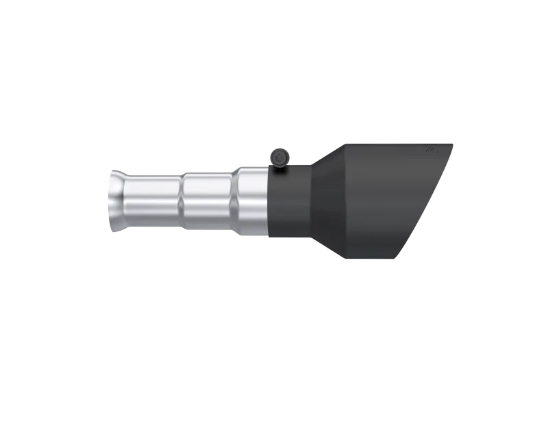 MBRP 19-24 Ram 1500 Classic 5.7L Hemi 5in OD Dual Wall Angle Cut T304 BLK CB Exhaust Tips - Pair - Side View
