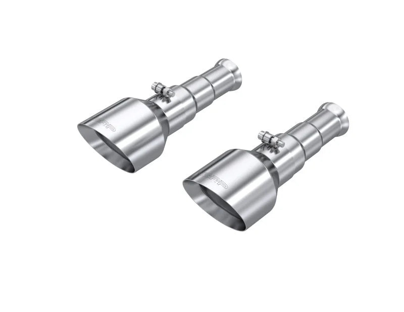 MBRP 19-24 Ram 1500 Classic 5.7L Hemi 5in OD Dual Wall Angle Cut T304 SS CB Exhaust Tips - Pair - Main Product View