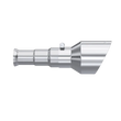 Load image into Gallery viewer, MBRP 19-24 Ram 1500 Classic 5.7L Hemi 5in OD Dual Wall Angle Cut T304 SS CB Exhaust Tips - Pair - Side View