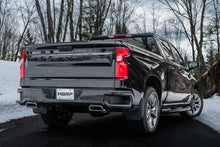 Load image into Gallery viewer, MBRP 19-Up Chevrolet/GMC 1500 6.2L T409 Stainless Steel 3in Muffler Bypass - Installation View