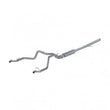 Load image into Gallery viewer, MBRP 19-Up Chevy Silverado 1500 6.2L 2.5in Catback Dual Rear Exit Aluminized - Side View
