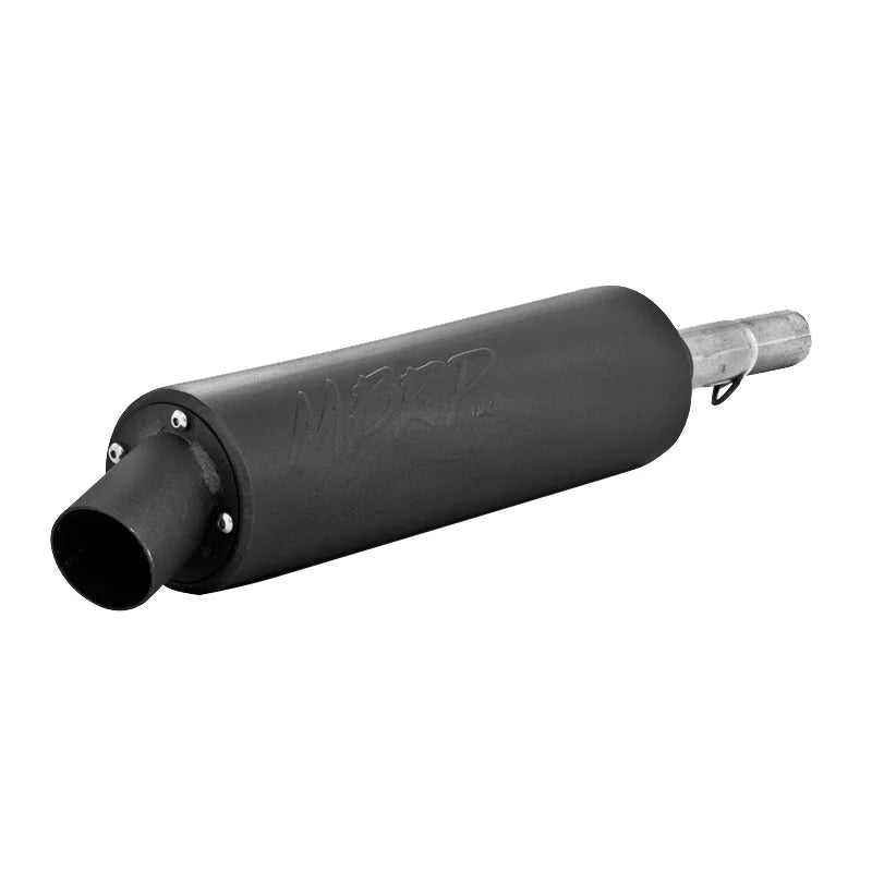 MBRP 1985-90 Yamaha YFM 200/225 Moto-4 Direct Replacement Slip-On Exhaust w/Utility Muffler - Main Product View