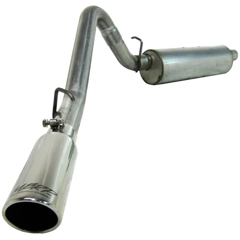 MBRP 1997-1999 Jeep Wrangler (TJ) Inline-4 2.5L Inline-6 4.0L Cat Back Single - Main Product View