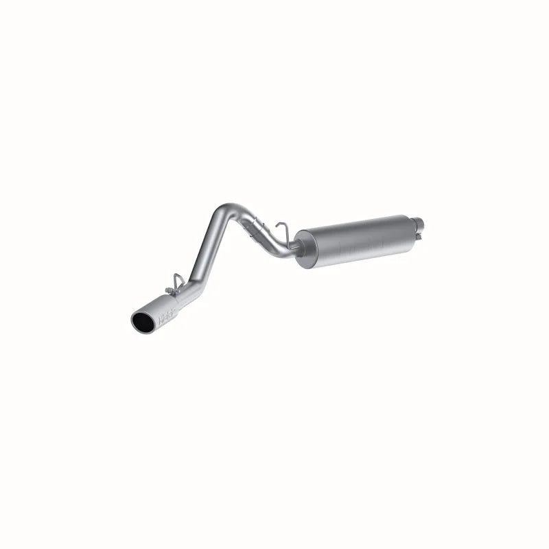 MBRP 1997-1999 Jeep Wrangler (TJ) Inline-4 2.5L Inline-6 4.0L Cat Back Single - Side View