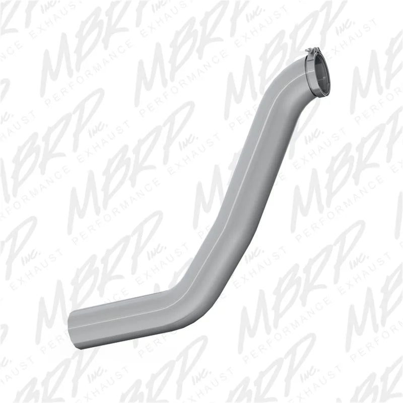 MBRP 1998-2002 Dodge  5.9L Cummins 2500/3500 4in HX40 Turbo Down-Pipe Aluminized Steel - Side View