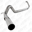 Load image into Gallery viewer, MBRP 1999-2003 Ford F-250/350 7.3L 4in Turbo Back Single No Muffler T409 SLM Series Exhaust System - Main Product View