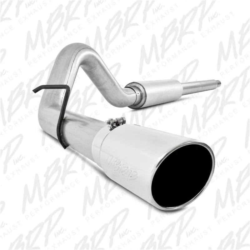 MBRP 1999-2004 Ford F-250/350 V-10 Cat Back 4 Single Side - Side View
