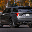Load image into Gallery viewer, MBRP 20-21 Ford Explorer ST 3.0L EcoBoost Dual Rear Exit Axle Back w/ Quad Carbon Fiber Tips - T304 - Installation View