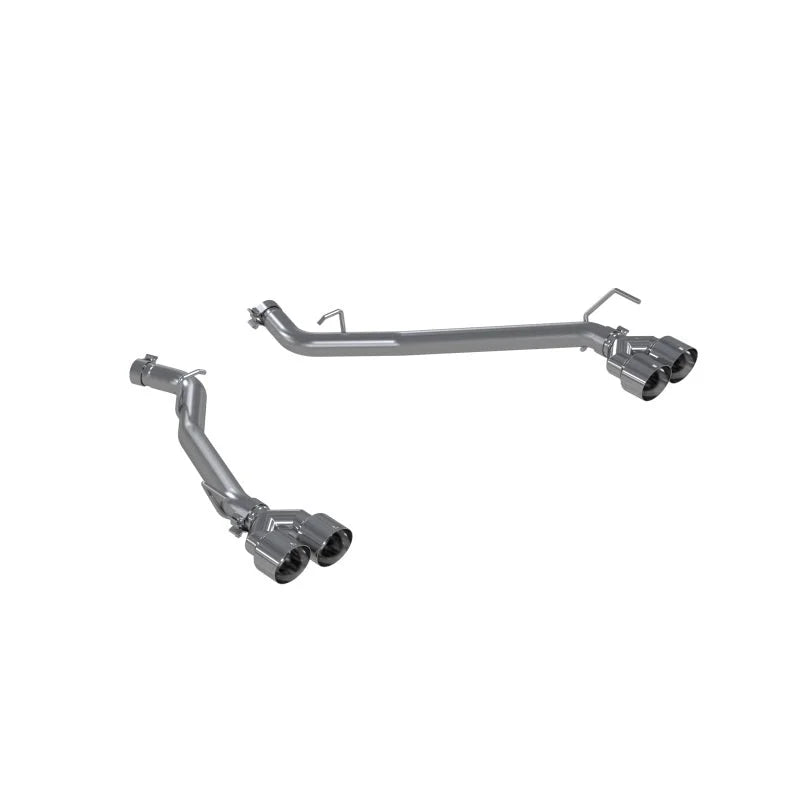 MBRP 20-21 Ford Explorer ST 3.0L EcoBoost Dual Rear Exit Axle Back w/ Quad Tip AL Exhaust System - Main Product View