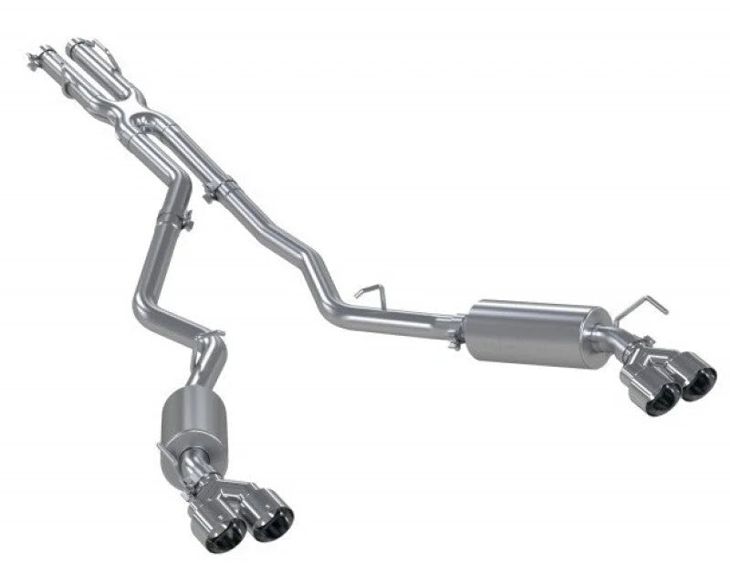 MBRP 20-21 Ford Explorer ST 3.0L Ecoboost SS 2.5in Dual Rear Exit w/ Quad Tips - AL - Additional View 5