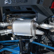 Load image into Gallery viewer, MBRP 20-22 Polaris RZR Pro XP 2.5in Slip-On Active Exhaust Dual Out - Side View