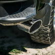 Load image into Gallery viewer, MBRP 20-23 Chevrolet Silverado 2500HD 6.6L Armor Plus T409 SS Single Side Exit 5in DPF Back Exhaust - Back View