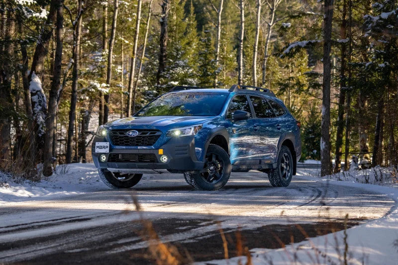 MBRP 20-23 Subaru Outback XT/ Wilderness 2.4L Turbo T304 SS 2.5in Dual Axle-Back Exhaust System - Detail View