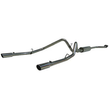 Load image into Gallery viewer, MBRP 2003-2007 Chev/GMC 1500 Classic 4.8/5.3L EC/CC-SB Cat Back Dual Split Rear - Side View