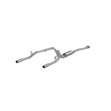 Load image into Gallery viewer, MBRP 2003-2007 Chev/GMC 1500 Classic 4.8/5.3L EC/CC-SB Cat Back Dual Split Rear - Side View