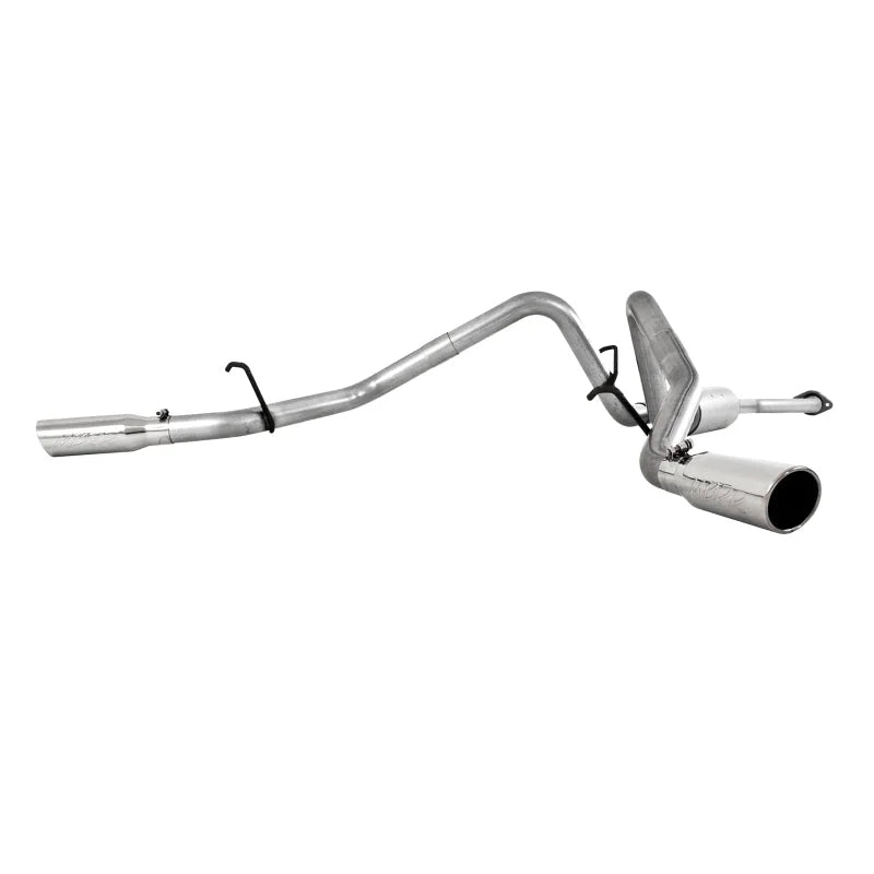 MBRP 2003-2007 Chev/GMC 1500 Classic 4.8/5.3L EC/CC-SB Cat Back Dual Split Side - Side View