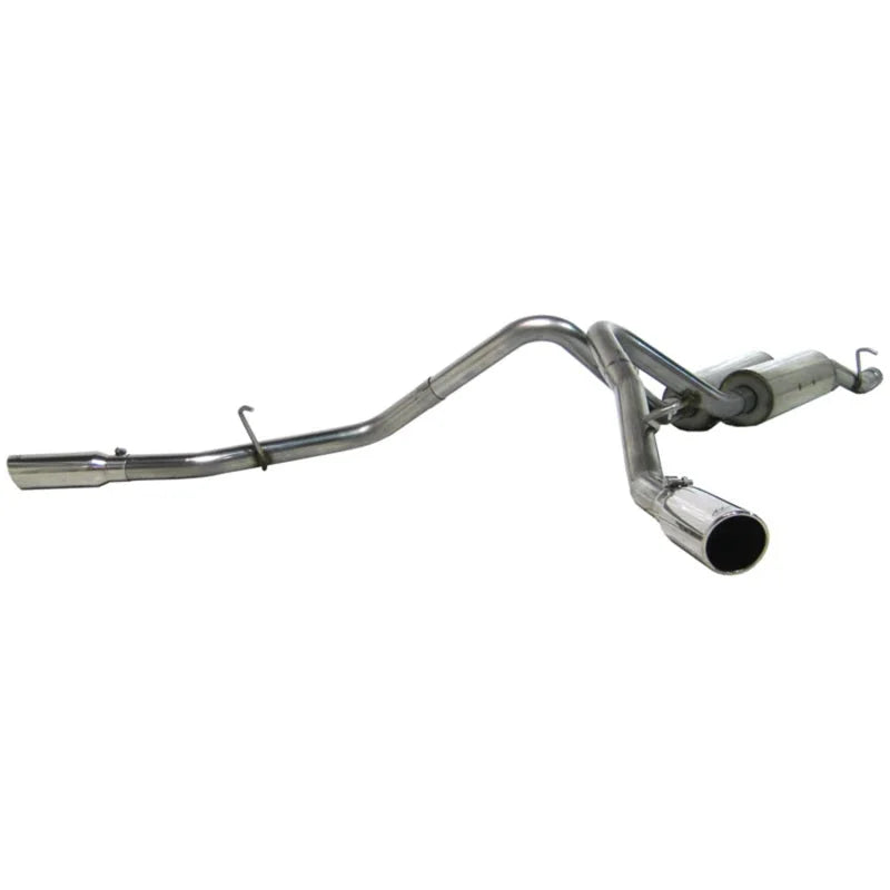 MBRP 2003-2007 Chev/GMC 1500 HD Classic 6.0L CC-SB Cat Back Dual Split Side - Side View