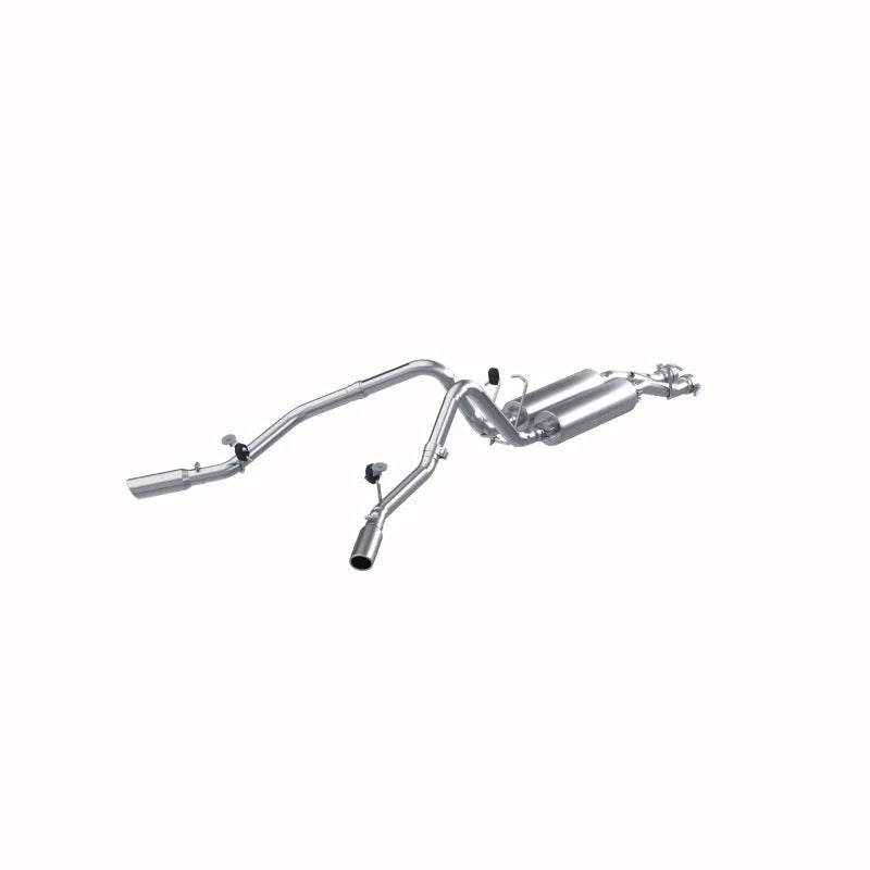 MBRP 2003-2007 Chev/GMC 2500 HD 6.0L CC-SB Cat Back Dual Split Side - Main Product View