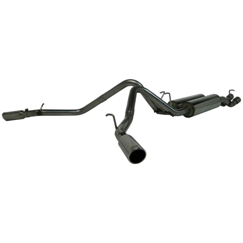 MBRP 2003-2007 Chev/GMC 2500 HD 6.0L EC-SB Cat Back Dual Split Side - Main Product View