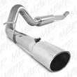Load image into Gallery viewer, MBRP 2003-2007 Ford F-250/350 6.0L EC/CC Turbo Back Single Side (Stock Cat) - Side View
