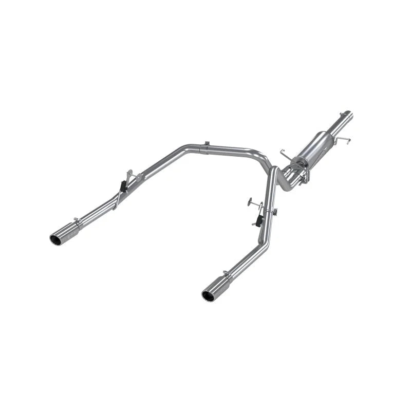 MBRP 2003 Dodge Ram Hemi 1500 5.7L SC/CC-SB Cat Back Dual Split Rear - Main Product View