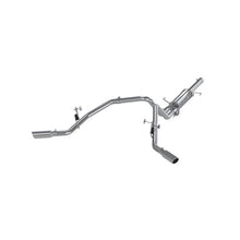 Load image into Gallery viewer, MBRP 2003 Dodge Ram Hemi 1500 5.7L SC/CC-SB Cat Back Dual Split Side - Main Product View