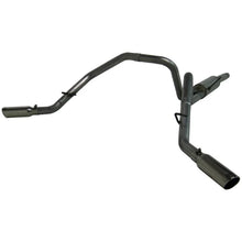Load image into Gallery viewer, MBRP 2003 Dodge Ram Hemi 1500 5.7L SC/CC-SB Cat Back Dual Split Side - Side View