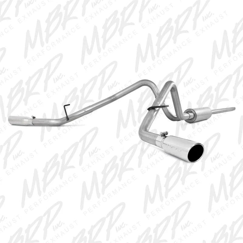 MBRP 2004-2008 Ford F150 4.6/5.4L EC/CC-SB Cat Back Dual Split Side - Side View