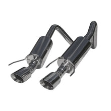Load image into Gallery viewer, MBRP 2005-2008 Chev Corvette Dual Muffler Axle Back 4 Round Dual Wall Tips - Side View