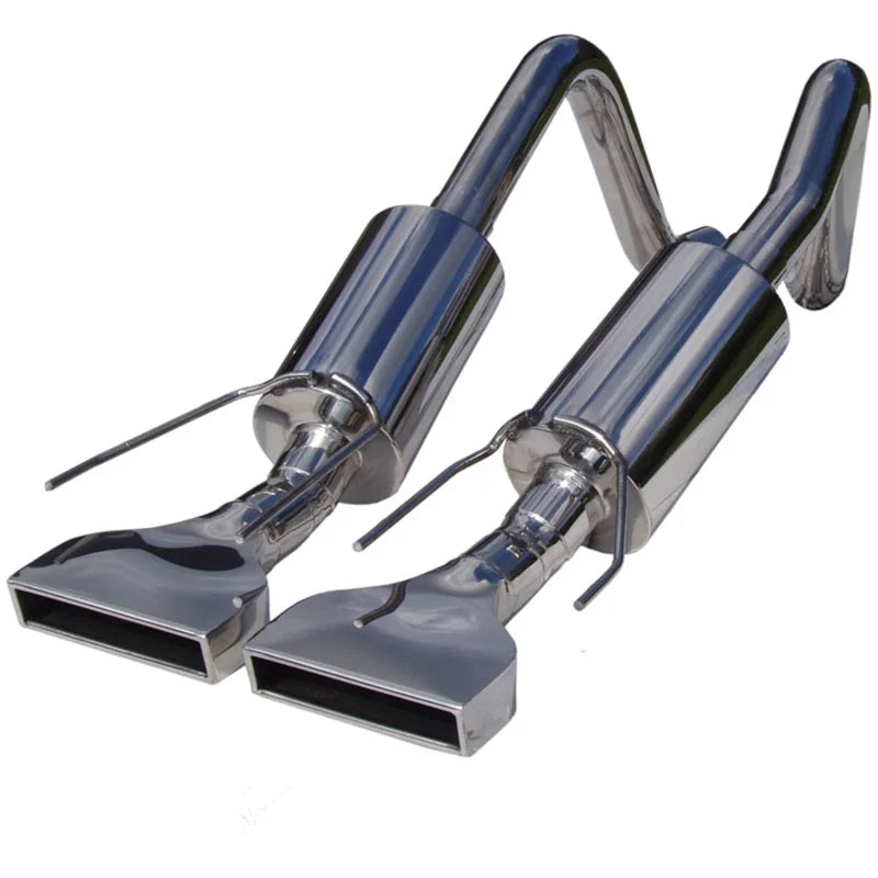 MBRP 2005-2008 Chev Corvette Dual Muffler Axle Back Rectangular Tips - Main Product View