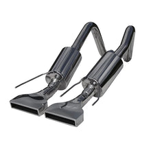 Load image into Gallery viewer, MBRP 2005-2008 Chev Corvette Dual Muffler Axle Back Rectangular Tips - Side View