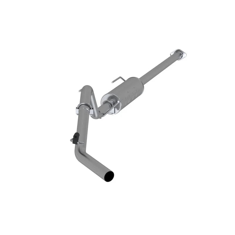MBRP 2005-2013 Toyota  Tacoma 4.0L EC/CC Cat Back Single Exit AL P Series Exhaust - Side View