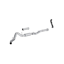 Load image into Gallery viewer, MBRP 2005 Chevy Silverado / GMC Sierra 2500/3500HD 4in OD CatBack Single Side Exit w/ Downpipe - AL - Main Product View