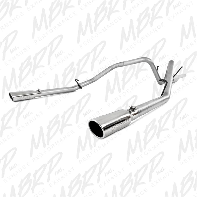 MBRP 2006-2008 Dodge Ram Hemi 1500 5.7L SC/CC-SB Cat Back Dual Split Rear - Main Product View