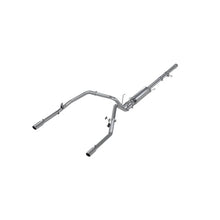Load image into Gallery viewer, MBRP 2006-2008 Dodge Ram Hemi 1500 5.7L SC/CC-SB Cat Back Dual Split Rear - Side View