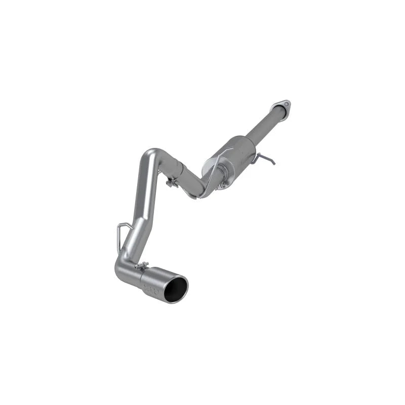 MBRP 2007-2008 Chev/GMC 1500 (Next Gen.) CC EC 66 bed 4.8/5.3L Cat Back Single Side - Side View