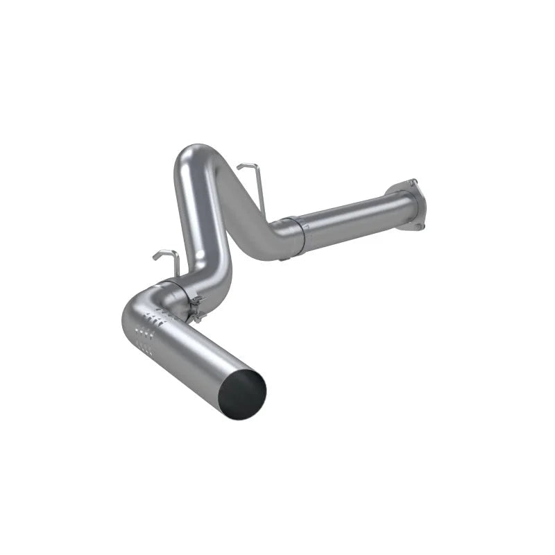 MBRP 2007-2009 Chev/GMC 2500/3500 Duramax All LMM Filter Back P Series Exhaust System - Side View