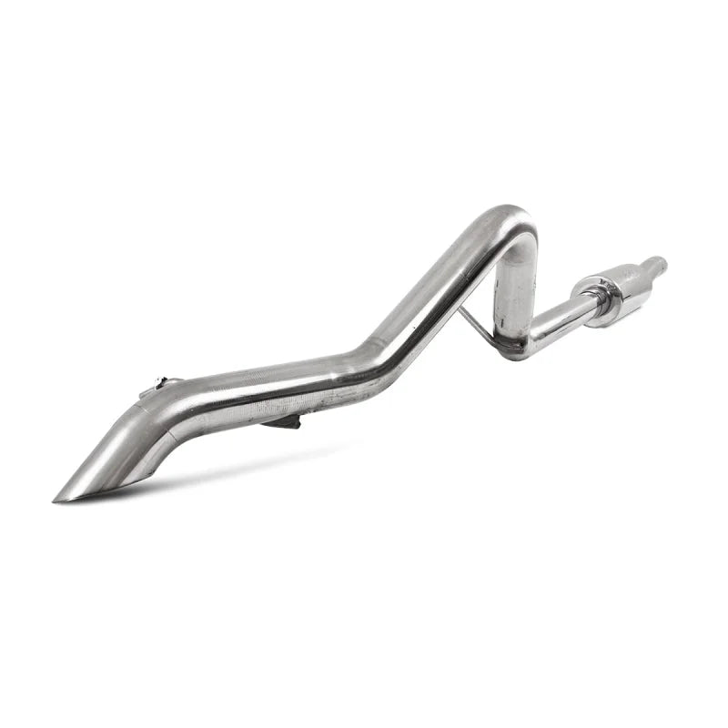 MBRP 2007-2009 Jeep Wrangler (JK) 3.8L V6 4 dr Off-Road Tail Pipe Muffler before Axle - Side View