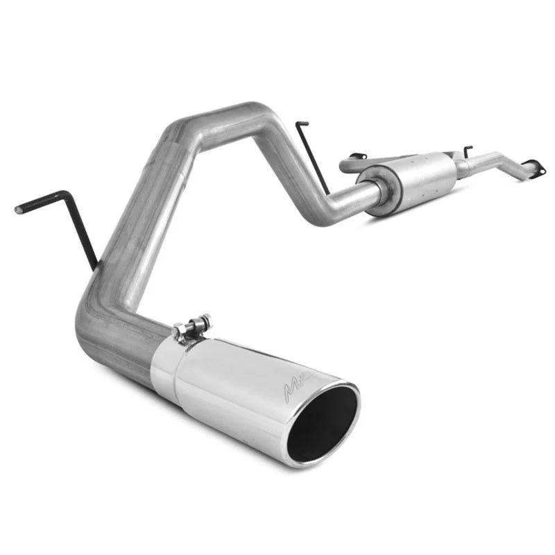 MBRP 2007-2009 Nissan Titan 5.6L EC/CC Cat Back Single Side - Main Product View