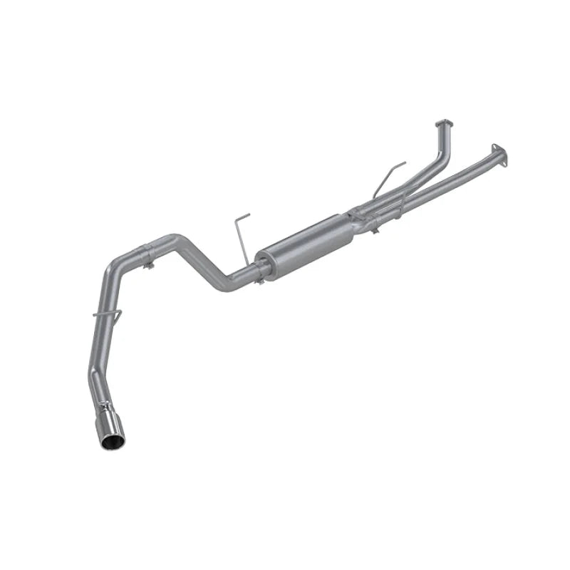 MBRP 2007-2009 Toyota Tundra 4.7/5.7L EC-Std. & SB/CC-SB Cat Back Single Side - Side View