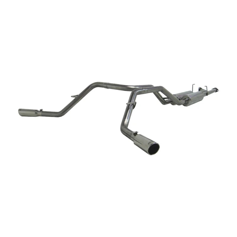 MBRP 2007-2009 Toyota Tundra 4.7/5.7L V8 DC-Std. & CM-SB Cat Back Dual Side Exit - Side View