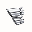 Load image into Gallery viewer, MBRP 2008 Ford F250/350/450 6.4 L 4 inlet 5 Tip Cover Set - 6 and 9 in length - Side View